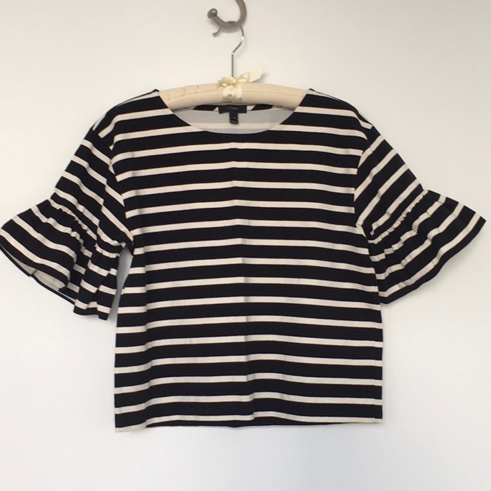 J Crew Bell Sleeve Top